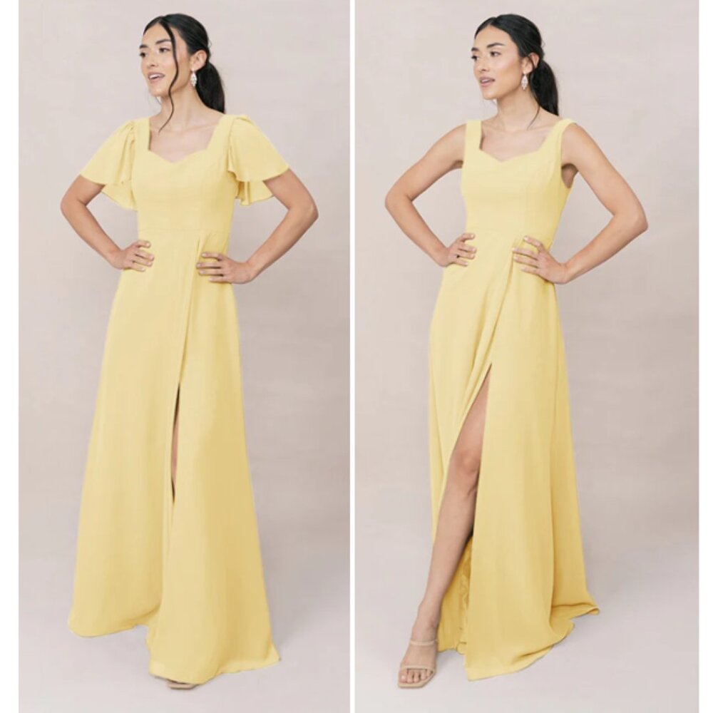Reverly Bridesmaids Madeline Convertible Chiffon Dress 14P